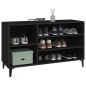 vidaXL Schuhregal Schwarz 102x36x60 cm Holzwerkstoff vidaXL Schuhregal Schwarz 102x36x60 cm Holzwerkstoff