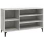 vidaXL Schuhregal Betongrau 102x36x60 cm Holzwerkstoff vidaXL Schuhregal Betongrau 102x36x60 cm Holzwerkstoff
