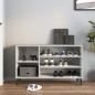 vidaXL Schuhregal Betongrau 102x36x60 cm Holzwerkstoff vidaXL Schuhregal Betongrau 102x36x60 cm Holzwerkstoff