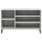 vidaXL Schuhregal Betongrau 102x36x60 cm Holzwerkstoff vidaXL Schuhregal Betongrau 102x36x60 cm Holzwerkstoff