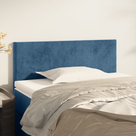 vidaXL Kopfteil Dunkelblau 90x5x78/88 cm Samt
