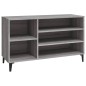 vidaXL Schuhregal Grau Sonoma 102x36x60 cm Holzwerkstoff vidaXL Schuhregal Grau Sonoma 102x36x60 cm Holzwerkstoff