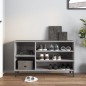 vidaXL Schuhregal Grau Sonoma 102x36x60 cm Holzwerkstoff vidaXL Schuhregal Grau Sonoma 102x36x60 cm Holzwerkstoff
