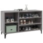 vidaXL Schuhregal Grau Sonoma 102x36x60 cm Holzwerkstoff vidaXL Schuhregal Grau Sonoma 102x36x60 cm Holzwerkstoff