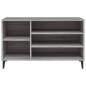vidaXL Schuhregal Grau Sonoma 102x36x60 cm Holzwerkstoff vidaXL Schuhregal Grau Sonoma 102x36x60 cm Holzwerkstoff