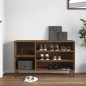 vidaXL Schuhregal Braun Eichen-Optik 102x36x60 cm Holzwerkstoff vidaXL Schuhregal Braun Eichen-Optik 102x36x60 cm Holzwerkstoff