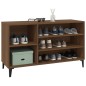 vidaXL Schuhregal Braun Eichen-Optik 102x36x60 cm Holzwerkstoff vidaXL Schuhregal Braun Eichen-Optik 102x36x60 cm Holzwerkstoff