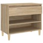 vidaXL Schuhregal Sonoma-Eiche 70x36x60 cm Holzwerkstoff vidaXL Schuhregal Sonoma-Eiche 70x36x60 cm Holzwerkstoff