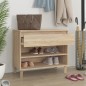 vidaXL Schuhregal Sonoma-Eiche 70x36x60 cm Holzwerkstoff vidaXL Schuhregal Sonoma-Eiche 70x36x60 cm Holzwerkstoff