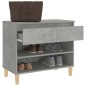 vidaXL Schuhregal Betongrau 70x36x60 cm Holzwerkstoff vidaXL Schuhregal Betongrau 70x36x60 cm Holzwerkstoff