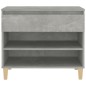 vidaXL Schuhregal Betongrau 70x36x60 cm Holzwerkstoff vidaXL Schuhregal Betongrau 70x36x60 cm Holzwerkstoff
