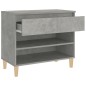 vidaXL Schuhregal Betongrau 70x36x60 cm Holzwerkstoff vidaXL Schuhregal Betongrau 70x36x60 cm Holzwerkstoff