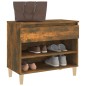 vidaXL Schuhregal Räuchereiche 70x36x60 cm Holzwerkstoff vidaXL Schuhregal Räuchereiche 70x36x60 cm Holzwerkstoff