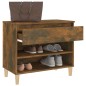 vidaXL Schuhregal Räuchereiche 70x36x60 cm Holzwerkstoff vidaXL Schuhregal Räuchereiche 70x36x60 cm Holzwerkstoff