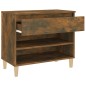 vidaXL Schuhregal Räuchereiche 70x36x60 cm Holzwerkstoff vidaXL Schuhregal Räuchereiche 70x36x60 cm Holzwerkstoff