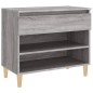 vidaXL Schuhregal Grau Sonoma 70x36x60 cm Holzwerkstoff vidaXL Schuhregal Grau Sonoma 70x36x60 cm Holzwerkstoff