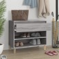 vidaXL Schuhregal Grau Sonoma 70x36x60 cm Holzwerkstoff vidaXL Schuhregal Grau Sonoma 70x36x60 cm Holzwerkstoff