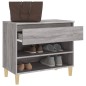 vidaXL Schuhregal Grau Sonoma 70x36x60 cm Holzwerkstoff vidaXL Schuhregal Grau Sonoma 70x36x60 cm Holzwerkstoff