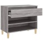 vidaXL Schuhregal Grau Sonoma 70x36x60 cm Holzwerkstoff vidaXL Schuhregal Grau Sonoma 70x36x60 cm Holzwerkstoff