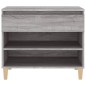 vidaXL Schuhregal Grau Sonoma 70x36x60 cm Holzwerkstoff vidaXL Schuhregal Grau Sonoma 70x36x60 cm Holzwerkstoff