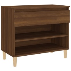 vidaXL Schuhregal Braun Eichen-Optik 70x36x60 cm Holzwerkstoff