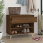 vidaXL Schuhregal Braun Eichen-Optik 70x36x60 cm Holzwerkstoff vidaXL Schuhregal Braun Eichen-Optik 70x36x60 cm Holzwerkstoff