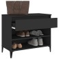 vidaXL Schuhregal Schwarz 70x36x60 cm Holzwerkstoff vidaXL Schuhregal Schwarz 70x36x60 cm Holzwerkstoff