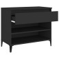 vidaXL Schuhregal Schwarz 70x36x60 cm Holzwerkstoff vidaXL Schuhregal Schwarz 70x36x60 cm Holzwerkstoff