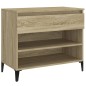 vidaXL Schuhregal Sonoma-Eiche 70x36x60 cm Holzwerkstoff vidaXL Schuhregal Sonoma-Eiche 70x36x60 cm Holzwerkstoff