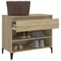 vidaXL Schuhregal Sonoma-Eiche 70x36x60 cm Holzwerkstoff vidaXL Schuhregal Sonoma-Eiche 70x36x60 cm Holzwerkstoff