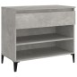 vidaXL Schuhregal Betongrau 70x36x60 cm Holzwerkstoff vidaXL Schuhregal Betongrau 70x36x60 cm Holzwerkstoff