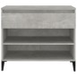 vidaXL Schuhregal Betongrau 70x36x60 cm Holzwerkstoff vidaXL Schuhregal Betongrau 70x36x60 cm Holzwerkstoff