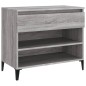 vidaXL Schuhregal Grau Sonoma 70x36x60 cm Holzwerkstoff vidaXL Schuhregal Grau Sonoma 70x36x60 cm Holzwerkstoff