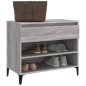 vidaXL Schuhregal Grau Sonoma 70x36x60 cm Holzwerkstoff vidaXL Schuhregal Grau Sonoma 70x36x60 cm Holzwerkstoff