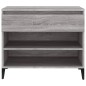 vidaXL Schuhregal Grau Sonoma 70x36x60 cm Holzwerkstoff vidaXL Schuhregal Grau Sonoma 70x36x60 cm Holzwerkstoff