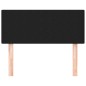 vidaXL Kopfteil Schwarz 100x5x78/88 cm Stoff