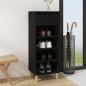 vidaXL Schuhschrank Schwarz 40x36x105 cm Holzwerkstoff vidaXL Schuhschrank Schwarz 40x36x105 cm Holzwerkstoff