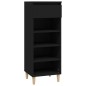 vidaXL Schuhschrank Schwarz 40x36x105 cm Holzwerkstoff vidaXL Schuhschrank Schwarz 40x36x105 cm Holzwerkstoff