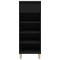 vidaXL Schuhschrank Schwarz 40x36x105 cm Holzwerkstoff vidaXL Schuhschrank Schwarz 40x36x105 cm Holzwerkstoff