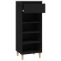 vidaXL Schuhschrank Schwarz 40x36x105 cm Holzwerkstoff vidaXL Schuhschrank Schwarz 40x36x105 cm Holzwerkstoff