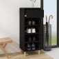 vidaXL Schuhschrank Schwarz 40x36x105 cm Holzwerkstoff vidaXL Schuhschrank Schwarz 40x36x105 cm Holzwerkstoff