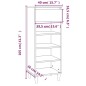 vidaXL Schuhschrank Schwarz 40x36x105 cm Holzwerkstoff vidaXL Schuhschrank Schwarz 40x36x105 cm Holzwerkstoff