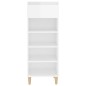 vidaXL Schuhschrank Hochglanz-Weiß 40x36x105 cm Holzwerkstoff vidaXL Schuhschrank Hochglanz-Weiß 40x36x105 cm Holzwerkstoff