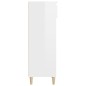 vidaXL Schuhschrank Hochglanz-Weiß 40x36x105 cm Holzwerkstoff vidaXL Schuhschrank Hochglanz-Weiß 40x36x105 cm Holzwerkstoff