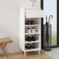 vidaXL Schuhschrank Hochglanz-Weiß 40x36x105 cm Holzwerkstoff vidaXL Schuhschrank Hochglanz-Weiß 40x36x105 cm Holzwerkstoff