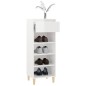 vidaXL Schuhschrank Hochglanz-Weiß 40x36x105 cm Holzwerkstoff vidaXL Schuhschrank Hochglanz-Weiß 40x36x105 cm Holzwerkstoff
