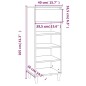 vidaXL Schuhschrank Hochglanz-Weiß 40x36x105 cm Holzwerkstoff vidaXL Schuhschrank Hochglanz-Weiß 40x36x105 cm Holzwerkstoff