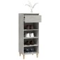 vidaXL Schuhschrank Betongrau 40x36x105 cm Holzwerkstoff vidaXL Schuhschrank Betongrau 40x36x105 cm Holzwerkstoff