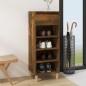 vidaXL Schuhschrank Räuchereiche 40x36x105 cm Holzwerkstoff vidaXL Schuhschrank Räuchereiche 40x36x105 cm Holzwerkstoff