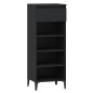 vidaXL Schuhregal Schwarz 40x36x105 cm Holzwerkstoff vidaXL Schuhregal Schwarz 40x36x105 cm Holzwerkstoff